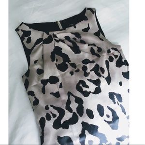 NWOT Ann Taylor pattern print shift work dress